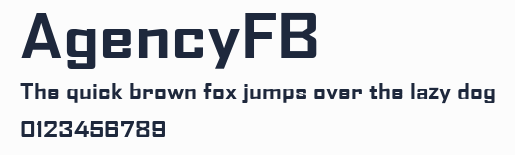 AgencyFB預覽圖