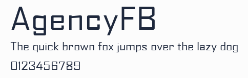 AgencyFB預覽圖