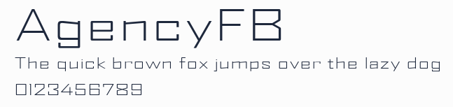 AgencyFB預覽圖