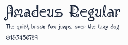 Amadeus Regular預覽圖