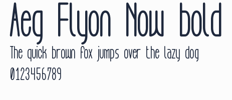 Aeg Flyon Now bold預覽圖