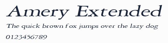 Amery Extended預覽圖