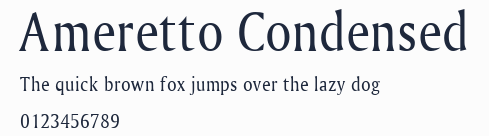 Ameretto Condensed預覽圖