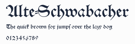 Alte-Schwabacher預覽圖