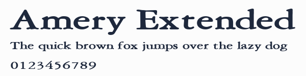 Amery Extended預覽圖