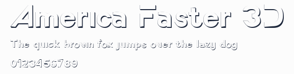America Faster 3D預覽圖