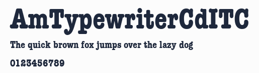 AmTypewriterCdITC