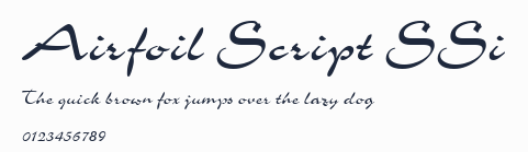 Airfoil Script SSi預覽圖