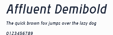 Affluent Demibold預覽圖