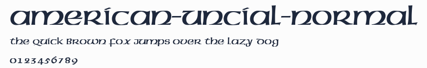 American-Uncial-Normal預覽圖