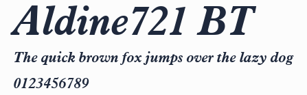 Aldine721 BT預覽圖