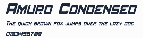 Amuro Condensed預覽圖