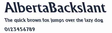 AlbertaBackslant預覽圖