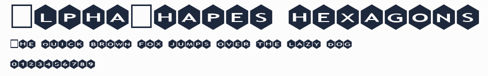 AlphaShapes hexagons預覽圖