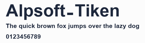 Alpsoft-Tiken