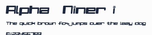Alpha  Niner i預覽圖