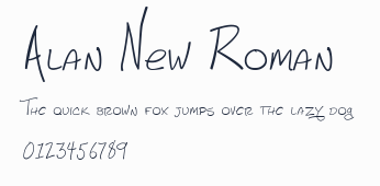 Alan New Roman預覽圖