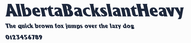 AlbertaBackslantHeavy預覽圖