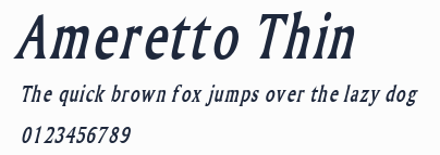 Ameretto Thin預覽圖