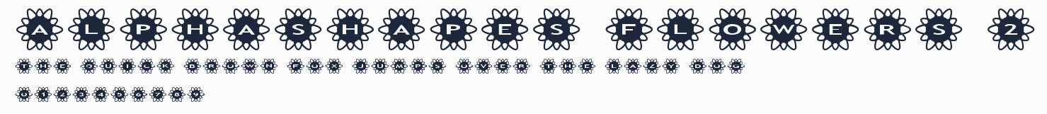AlphaShapes flowers 2預覽圖
