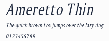 Ameretto Thin預覽圖
