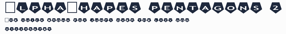 AlphaShapes pentagons 2預覽圖