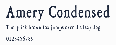 Amery Condensed預覽圖