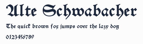 Alte Schwabacher預覽圖
