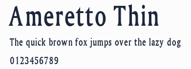 Ameretto Thin預覽圖