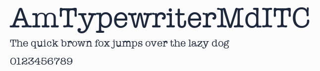 AmTypewriterMdITC