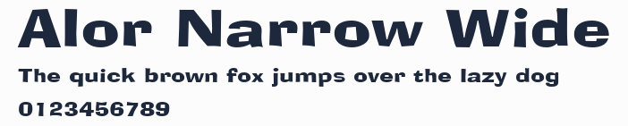 Alor Narrow Wide預覽圖