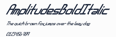 AmplitudesBoldItalic預覽圖
