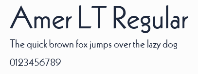 Amer LT Regular預覽圖