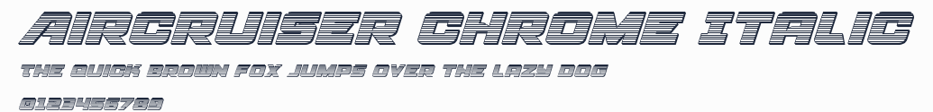 Aircruiser Chrome Italic預覽圖