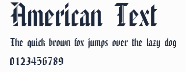 American Text預覽圖