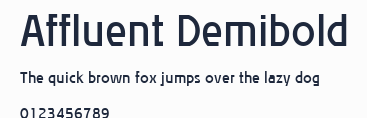 Affluent Demibold預覽圖