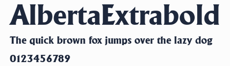 AlbertaExtrabold預覽圖