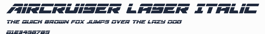 Aircruiser Laser Italic預覽圖