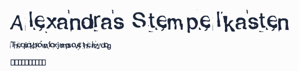 Alexandras Stempelkasten預覽圖
