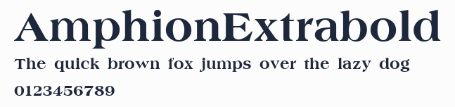 AmphionExtrabold預覽圖
