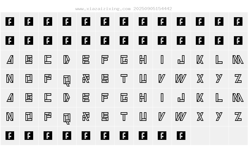 字符映射圖