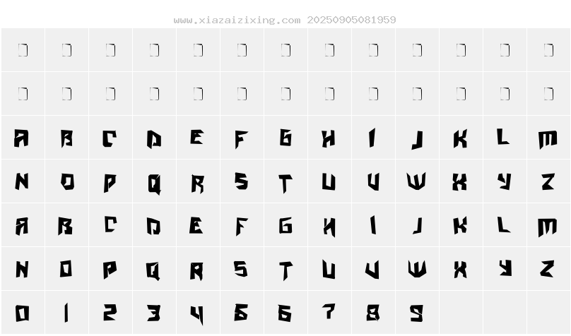 字符映射圖