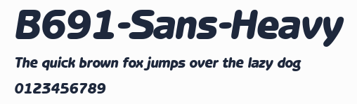 B691-Sans-Heavy預覽圖