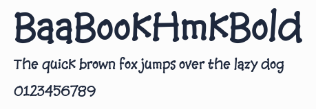 BaaBookHmkBold預覽圖