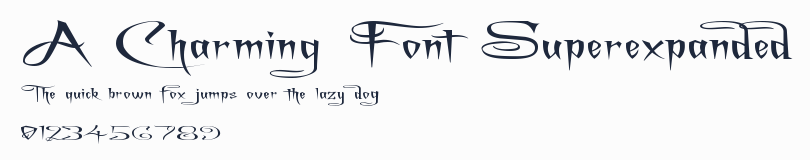 A Charming Font Superexpanded預覽圖