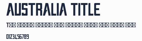 AUSTRALIA TITLE預覽圖