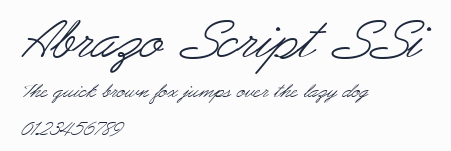 Abrazo Script SSi預覽圖
