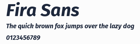 Fira Sans預覽圖