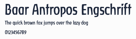 Baar Antropos Engschrift預覽圖