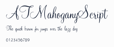 ATMahoganyScript預覽圖